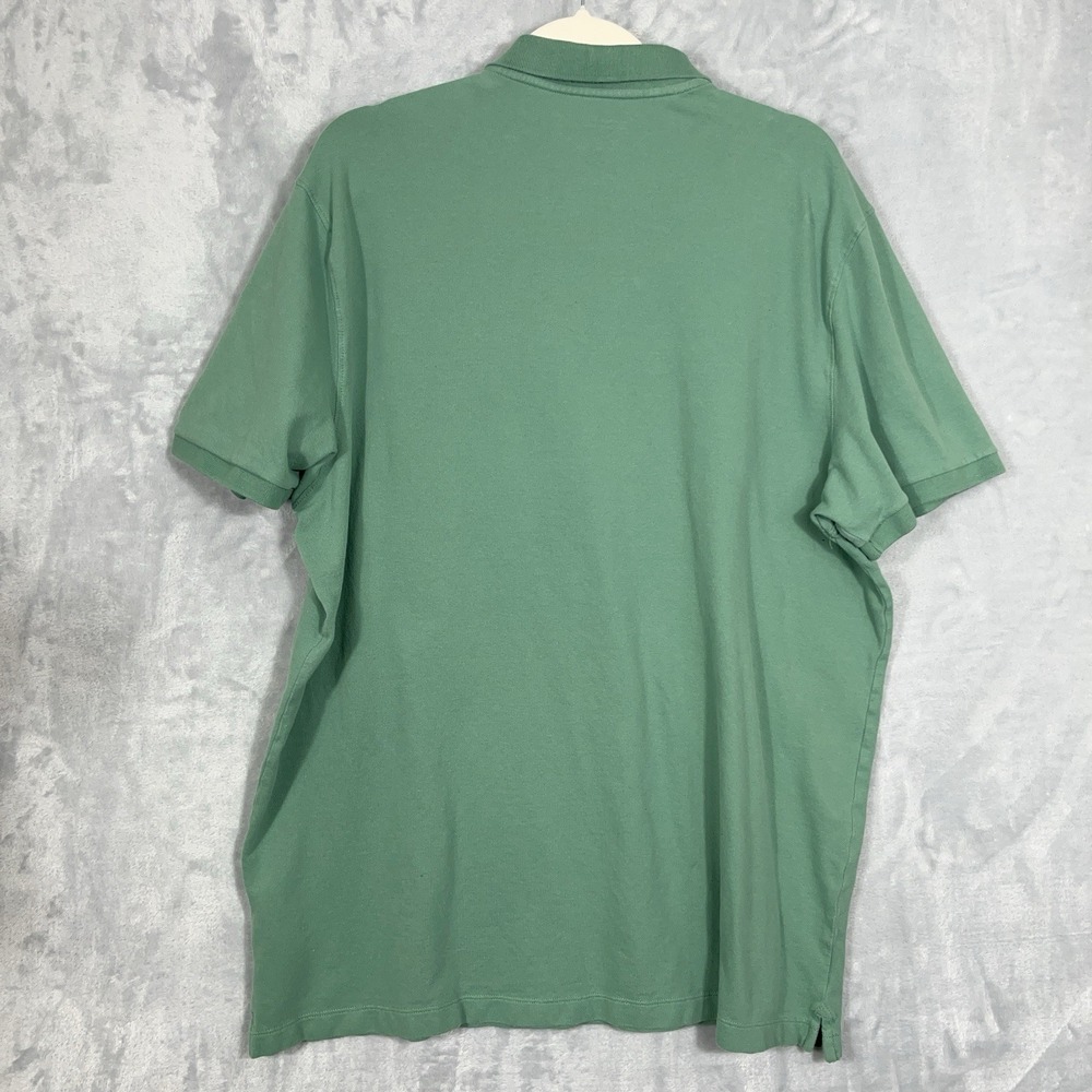 Abercrombie & Fitch Mens XXL Tall Polo Shirt Green Dont Sweat It - Picture 8 of 11